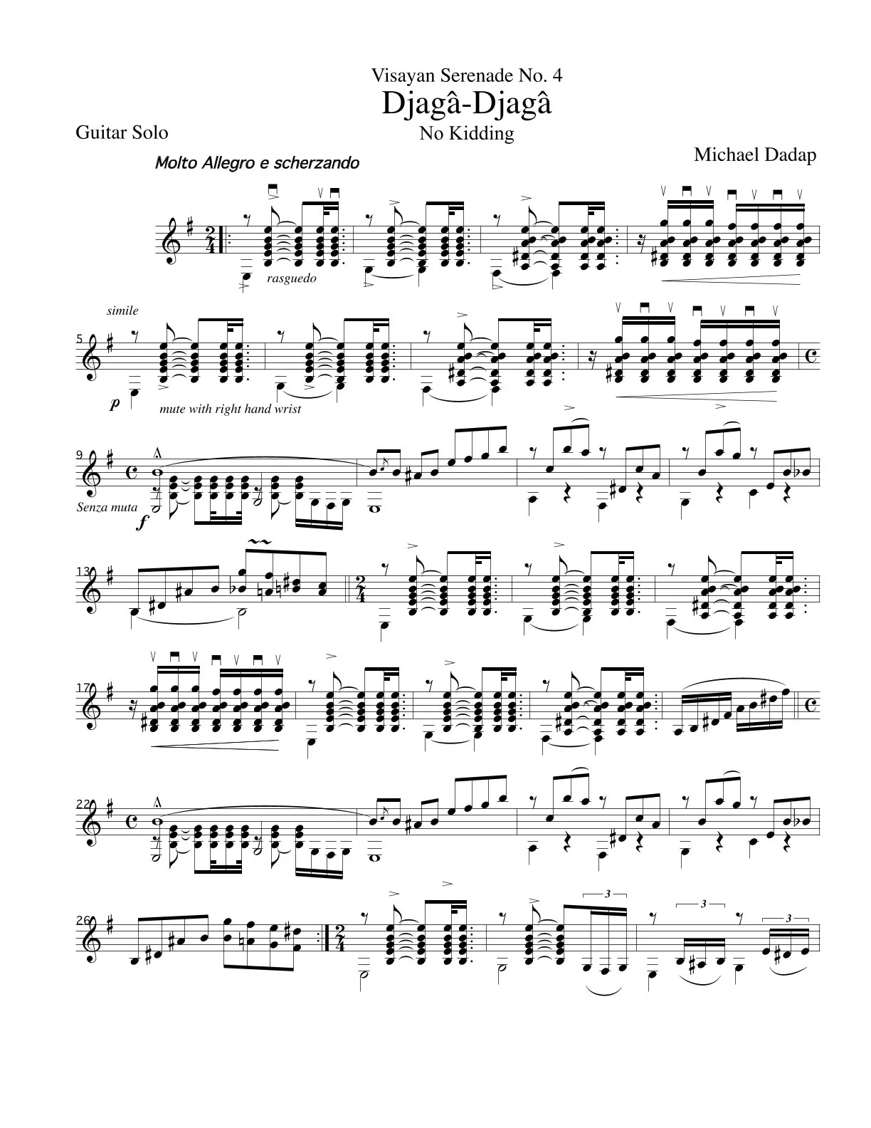 DJAGA-DJAGA (Visayan Serenade No. 4)