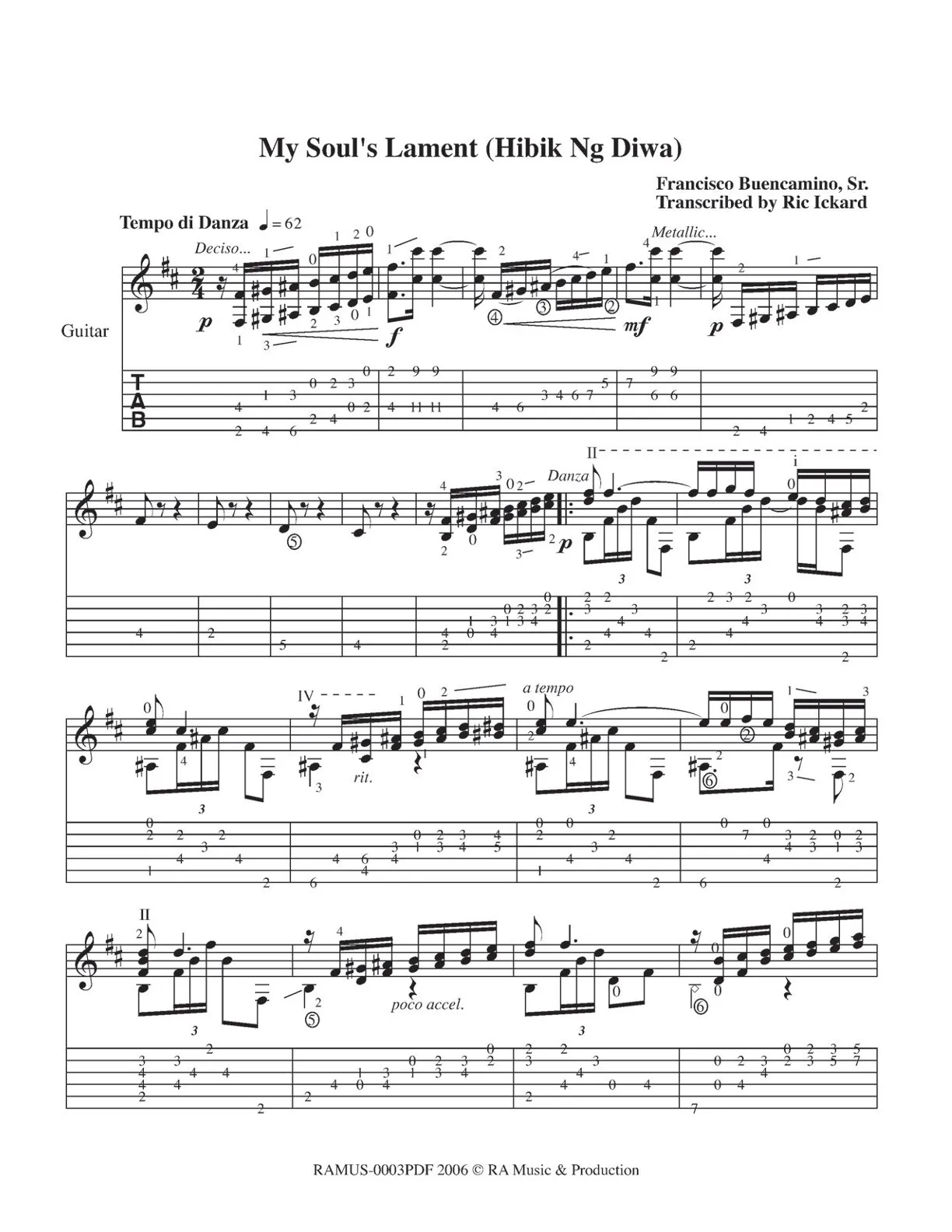 HIBIK NG DIWA (My Soul's Lament)